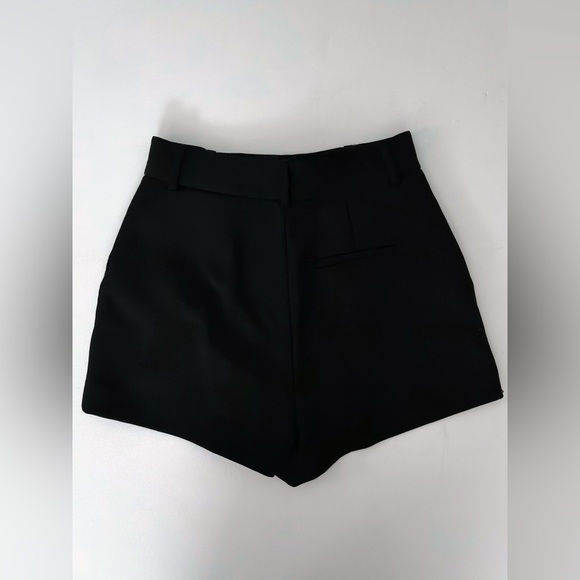 AREA Crystal Heart Cutout Short in Black Sz 0 XS - Picture 11 of 15